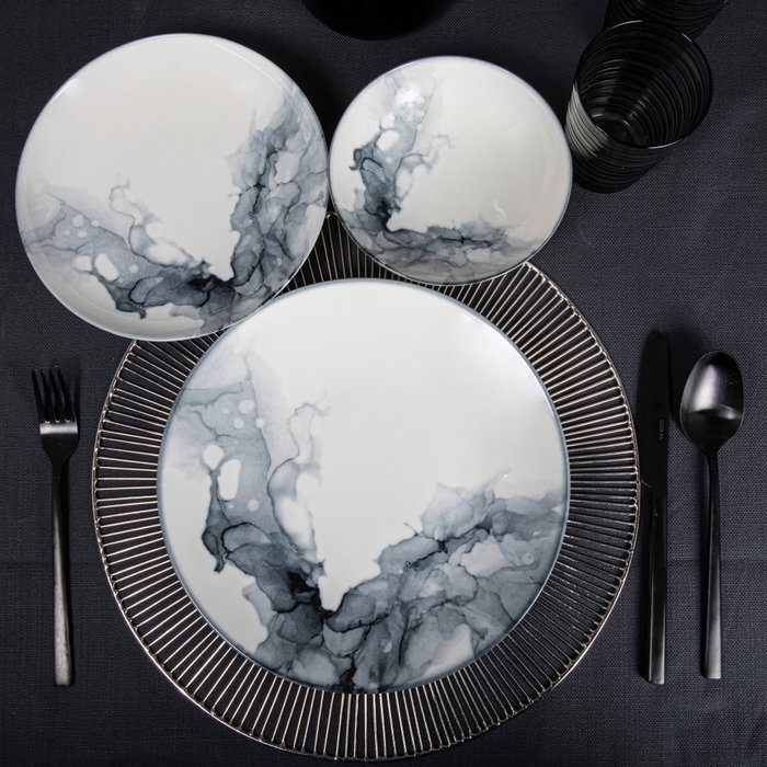 Hermia Vajilla de 24 Piezas Multicolor en Porcelana